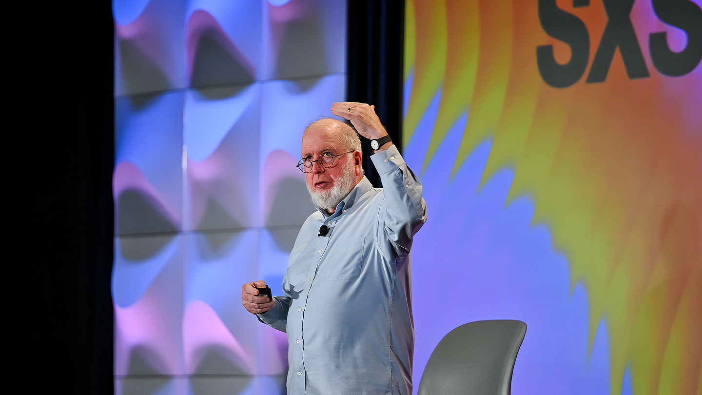Featured Speaker Kevin Kelly: How Generative AI is Changing How We Work – SXSW 2023 – Photo by Kam Bankston