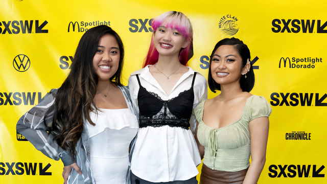 (L-R) Whitney Agustin, Kailyn Dulay, Gina May Gimongala – "When You Left Me On That Boulevard" Premiere – SXSW 2023 – Photo by Melissa Bordeau