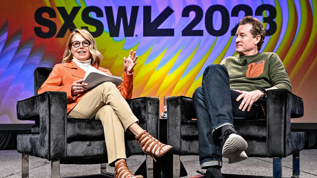 Keynote: Ryan Gellert in Conversation with Katie Couric – SXSW 2023 – Photo byShannon Johnston