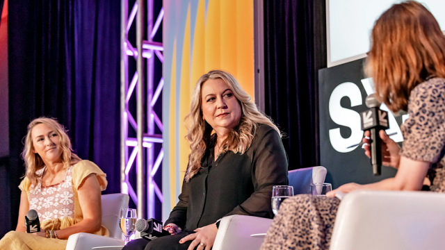 Liz Tigelaar & Cheryl Strayed on Tiny Beautiful Things – SXSW 2023 – Photo by Jaymie Harris