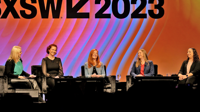 (L-R) Stefanie Milam, Macarena Garcia Marin, Amber Straughn, Laura Betz and Knicole Colón – Keynote: Unfold The Universe: NASA's WEBB Telescope – SXSW 2023 – Photo by Eugenia R. Washington