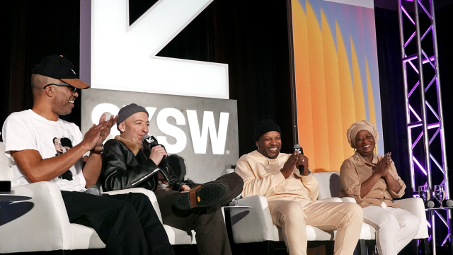 (L-R) J Rocc, Peanut Butter Wolf, Ma Dukes, Dj Jazzy Jeff – The J Dilla Effect Breaking Barriers Through Beats – SXSW 2023 – Photo by Akash Kataria