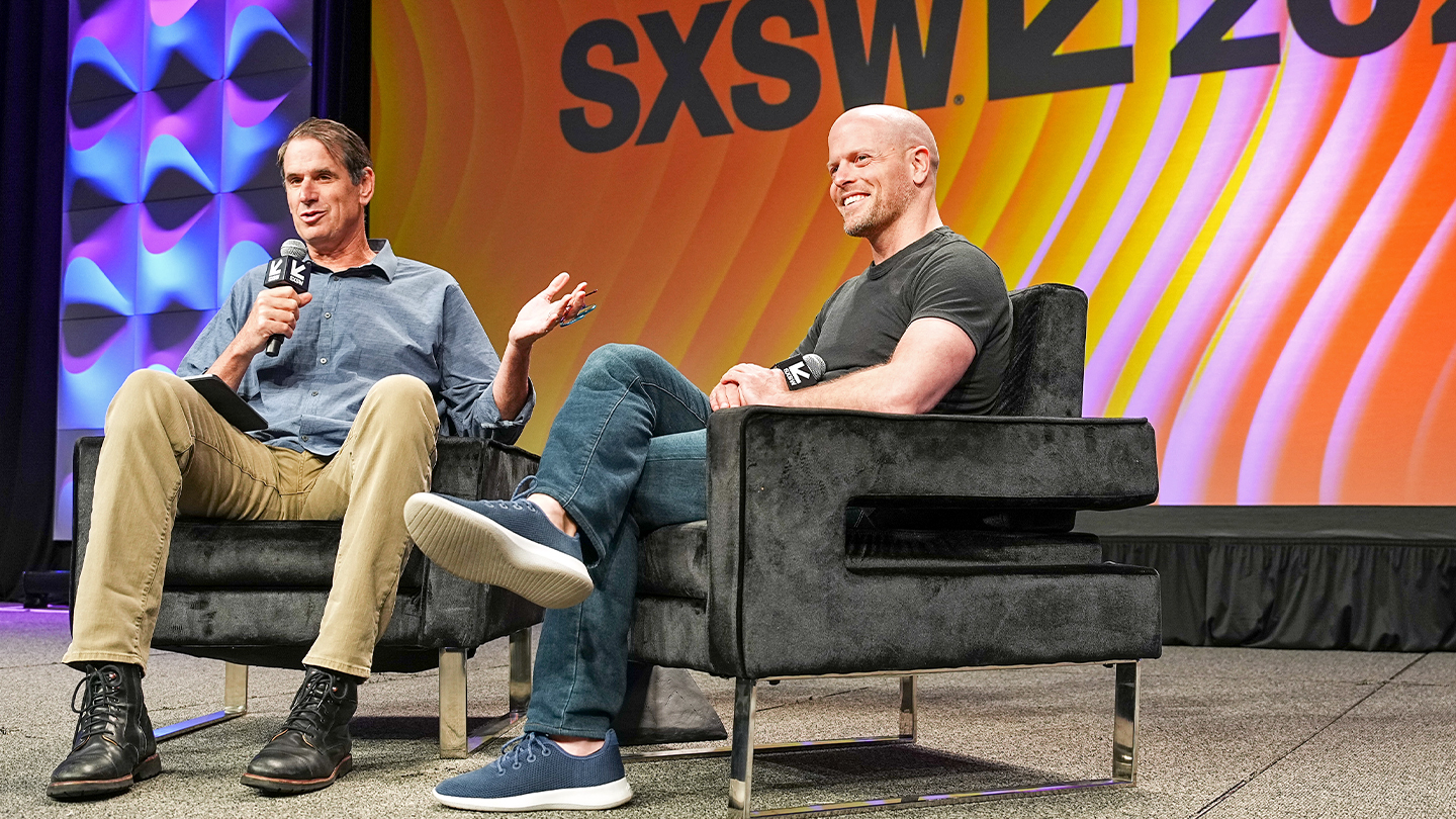 Featured Session: Turning the Tables on Tim Ferriss: A Conversation with Bill Gurley – SXSW 2023 – Photo by Stephen Olker/Getty Images for SXSW