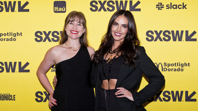 (L-R) Brigitte Valdez, Erika Rankin – Independent TV Pilot Program Photo Op – SXSW 2023 – Photo by Shunya Carroll