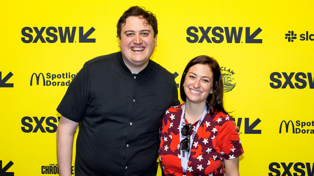 (L-R) Pete Davis, Rebecca Davis – "Join or Die" Premiere – SXSW 2023 – Photo by Tim Strauss