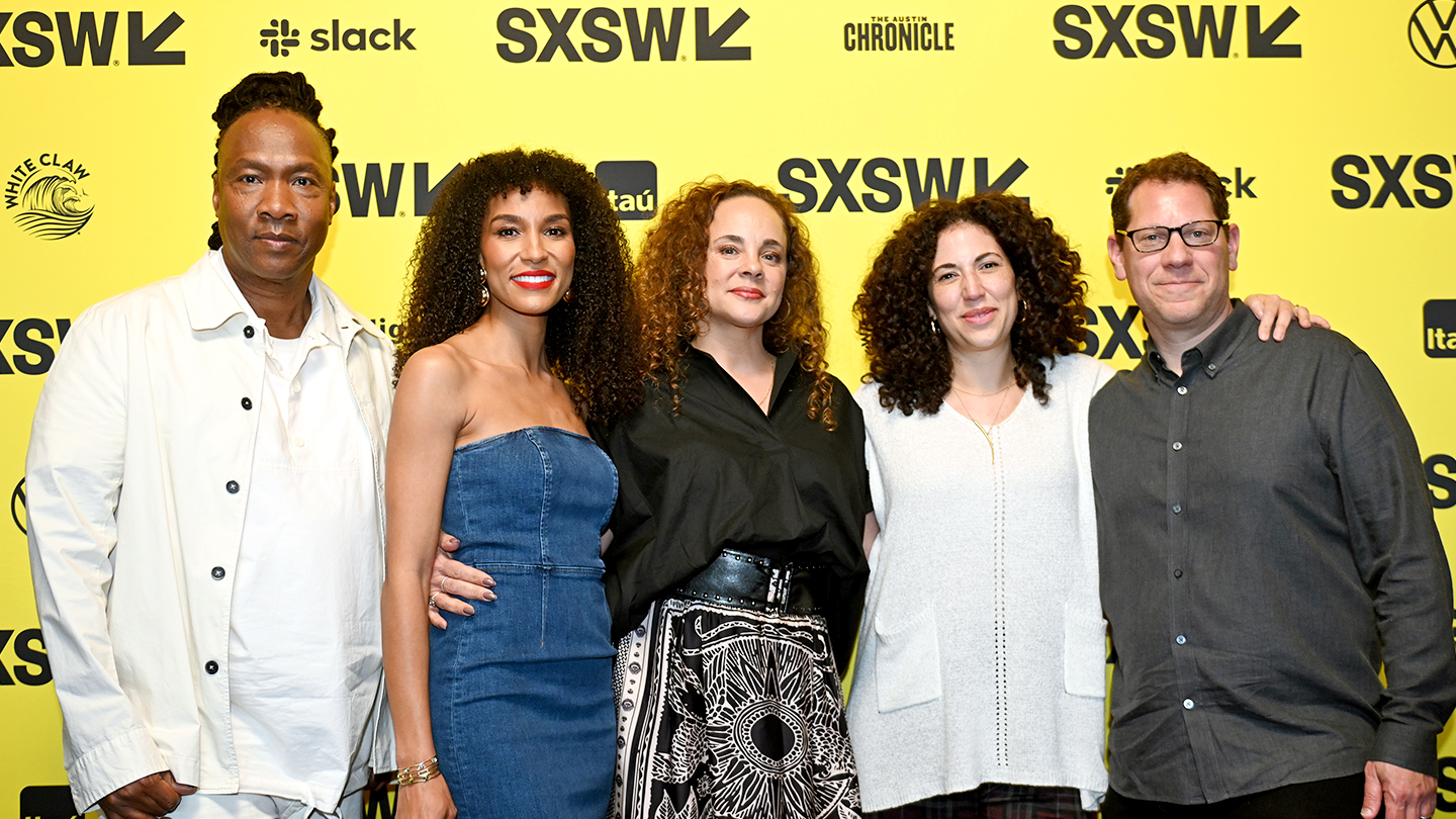 (L-R) Roger Ross Williams, Brooklyn Sudano, Mimi Sommer, guest, David Blackman attend "Love To Love You, Donna Summer" Premiere – SXSW 2023 – Photo by Amanda Stronza/Getty Images for SXSW