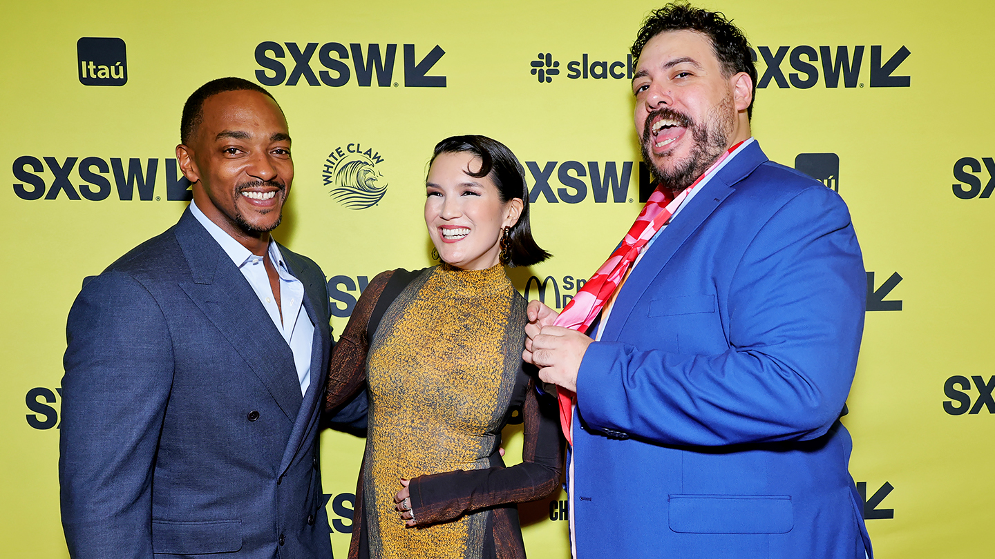 (L-R) Anthony Mackie, Zoe Chao, Kristian Mercado attend "If You Were the Last" World Premiere – SXSW 2023 – Photo by Michael Loccisano/Getty Images for SXSW