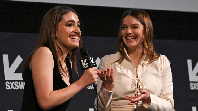 Rachel Sennott and Ally Pankiw attend "I Used To Be Funny" Q&A – SXSW 2023 – Photo by Amanda Stronza/Getty Images for SXSW