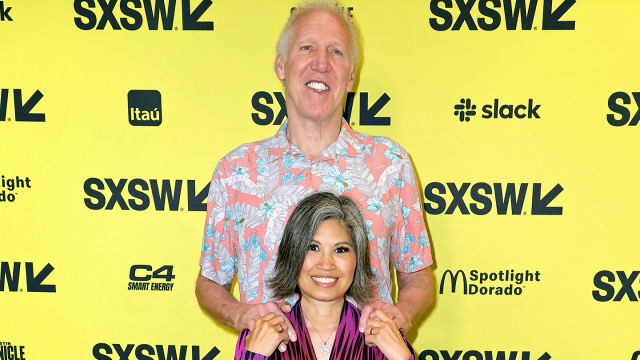 Bill Walton and Lori Matsuoka attend "The Luckiest Guy in the World" World Premiere – SXSW 2023 – Photo by Michael Loccisano/Getty Images for SXSW