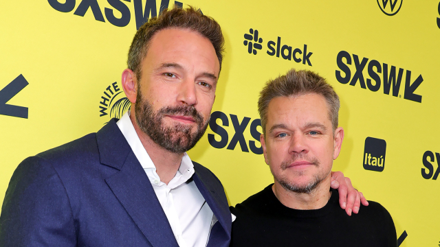 Ben Affleck and Matt Damon attend "AIR" World Premiere – SXSW 2023 – Photo by Michael Loccisano/Getty Images for SXSW