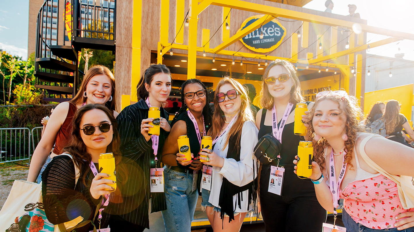 Mikes Hard Lemonade at the 2023 SXSW Registrants Lounge - Photo by Jordan Hefler