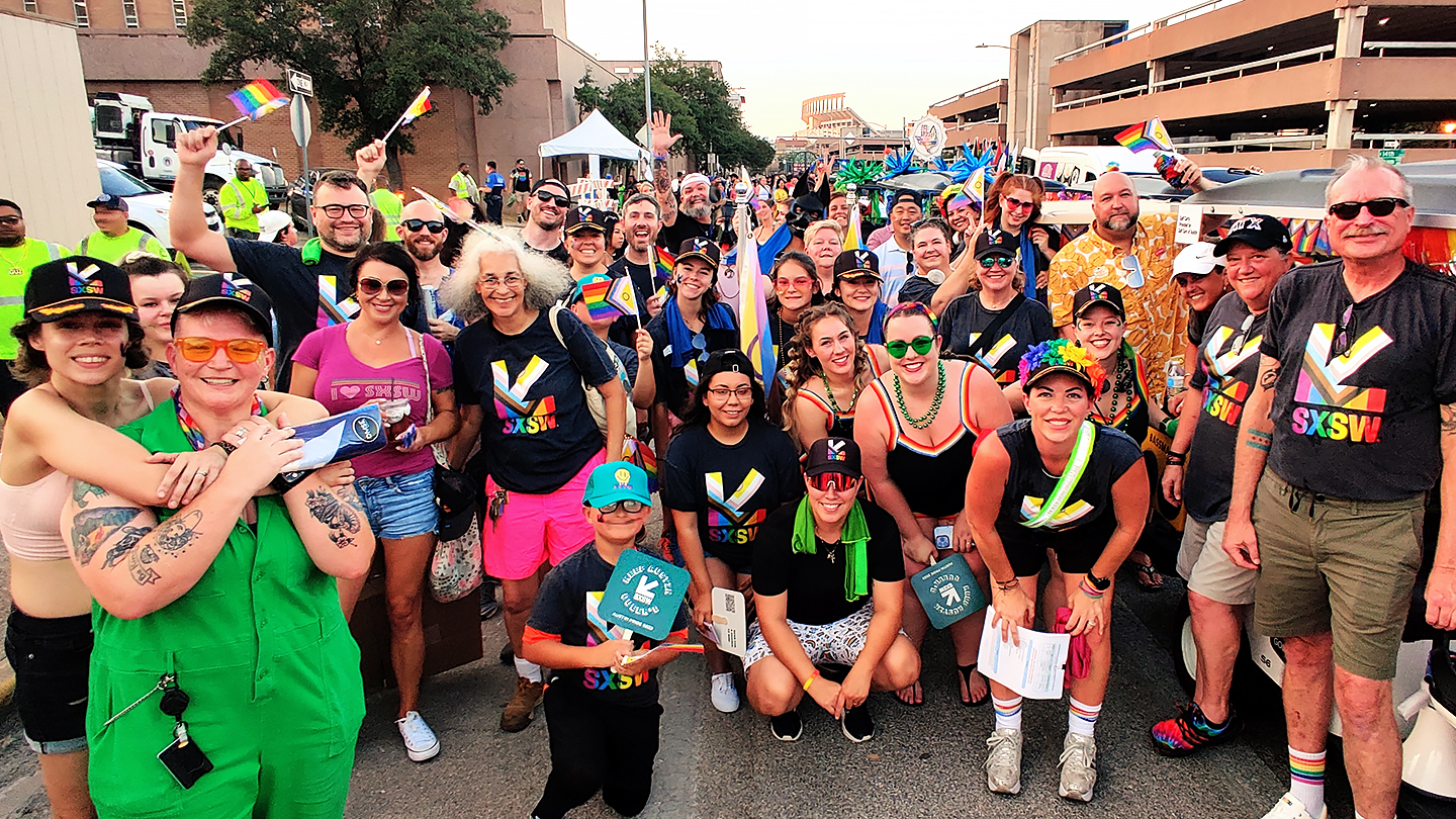 SXSW Staff At The Austin Pride Parade 2023