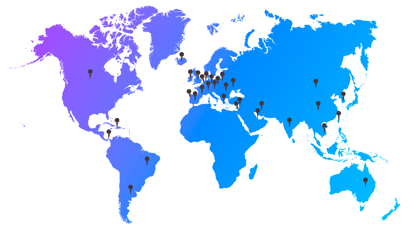 2023 SXSW Film & TV Festival International Participants Map