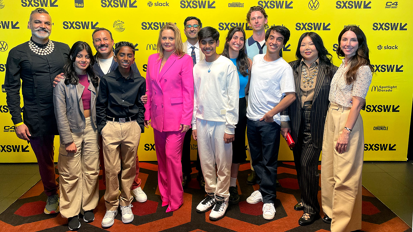 The cast of "Mustache" at the 2023 SXSW Film & TV Festival Premiere - Photo by Debbie Eynon Finley