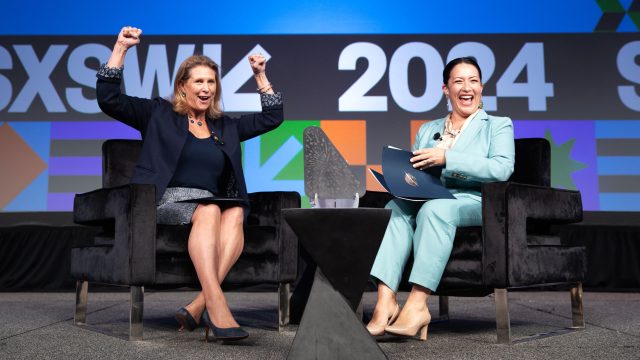 NASA Opening Session with Loriz Glaze & US Poet Laureate Ada Limón – Photo by Hutton Supancic