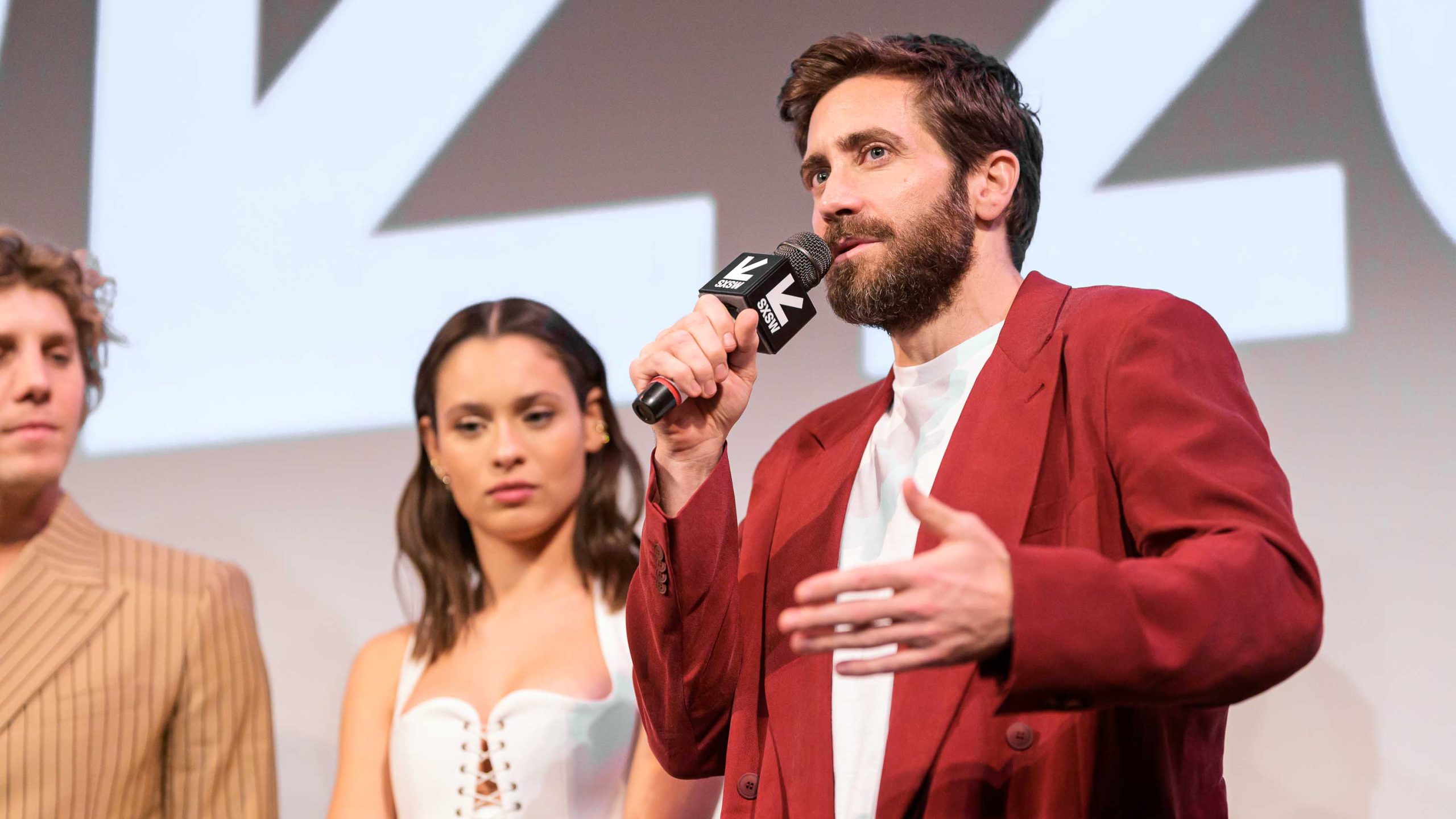 (L-R) Daniela Melchoir and Jake Gyllenhaal – SXSW 2024 Film & TV Festial – 'Road House' Premiere – Photo by Adam Kissick