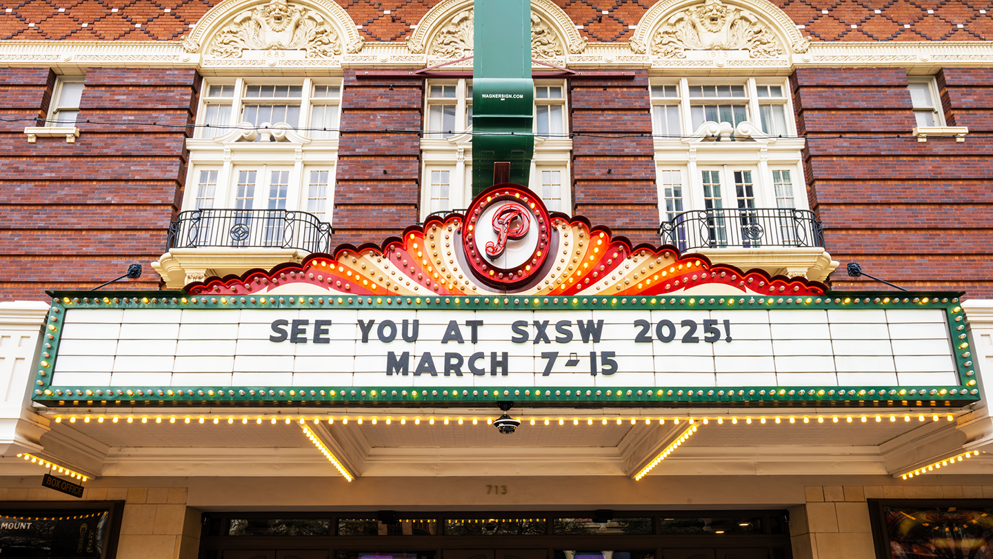 2025 SXSW Dates - Paramount Marquee - Photo by Tico Mendoza