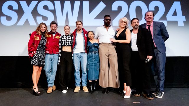 Cast and crew of The Fall Guy at SXSW 2024 - Photo by Samantha Burkardt