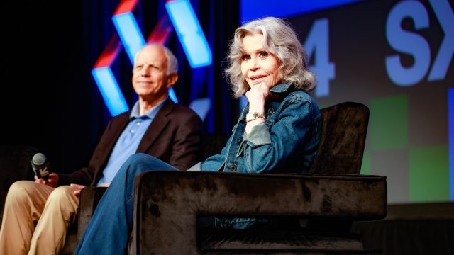 SXSW 2024 Featured Session: Hollywood and Activism: Insights from Jane Fonda, David Fenton, and Sweta Chakraborty – Photo by Amy Blackburn