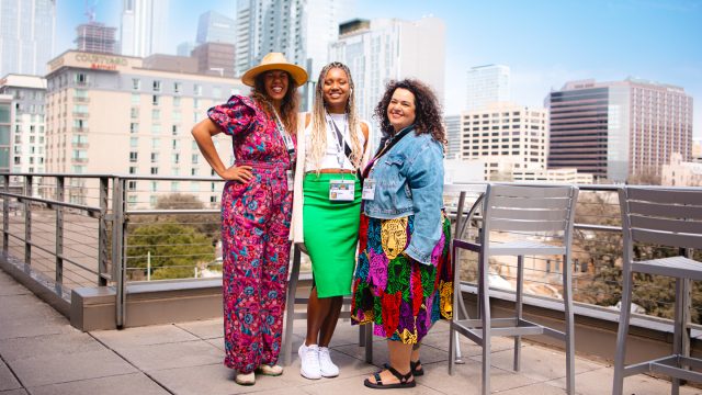 SXSW 2024 Attendees at the Skybridge – Photo by Jaymie Harris
